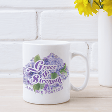 Load image into Gallery viewer, Grace and Strength- Classic mug, 11oz, 15oz - FAITHKIND ART