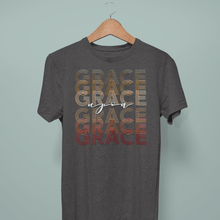 Carica l'immagine nel visualizzatore di Gallery, Grace Upon Grace brown- Comfort Fit Tshirt - FAITHKIND ART