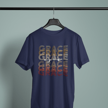 Carica l'immagine nel visualizzatore di Gallery, Grace Upon Grace brown- Comfort Fit Tshirt - FAITHKIND ART