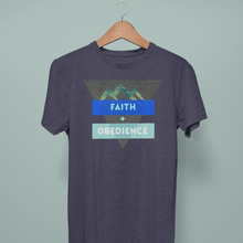 Carica l'immagine nel visualizzatore di Gallery, Faith + Obedience- Comfort Fit Tshirt - FAITHKIND ART
