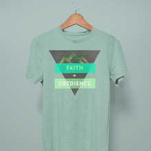 Carica l'immagine nel visualizzatore di Gallery, Faith + Obedience- Comfort Fit Tshirt - FAITHKIND ART