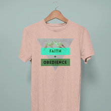 Carica l'immagine nel visualizzatore di Gallery, Faith + Obedience- Comfort Fit Tshirt - FAITHKIND ART
