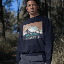 Load image into Gallery viewer, Movin' Mountains- Staple Sweatshirt - FAITHKIND ART