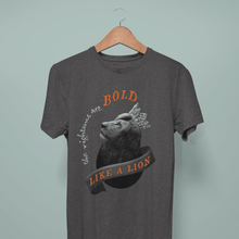 Carica l'immagine nel visualizzatore di Gallery, Bold As A Lion- Comfort Fit Tshirt - FAITHKIND ART