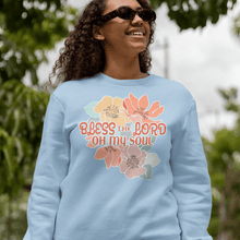 Load image into Gallery viewer, Bless the Lord- Staple Sweatshirt - FAITHKIND ART
