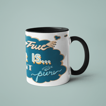 Load image into Gallery viewer, Whatever is- Accent mug, 11oz - FAITHKIND ART