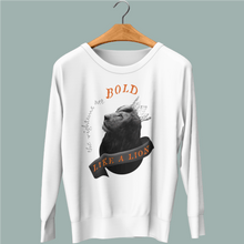 Load image into Gallery viewer, Bold As A Lion- Staple Sweatshirt - FAITHKIND ART