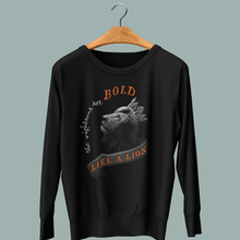 Load image into Gallery viewer, Bold As A Lion- Staple Sweatshirt - FAITHKIND ART