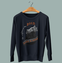 Load image into Gallery viewer, Bold As A Lion- Staple Sweatshirt - FAITHKIND ART