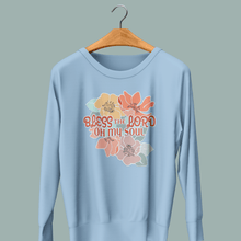 Load image into Gallery viewer, Bless the Lord- Staple Sweatshirt - FAITHKIND ART