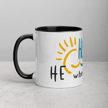 Load image into Gallery viewer, Happy is he- Accent Mug, 11oz - FAITHKIND ART