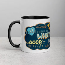 Load image into Gallery viewer, Whatever is- Accent mug, 11oz - FAITHKIND ART