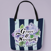 Load image into Gallery viewer, Grace and Strength- FTF Tote - FAITHKIND ART