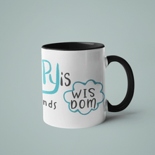 Load image into Gallery viewer, Happy is he- Accent Mug, 11oz - FAITHKIND ART