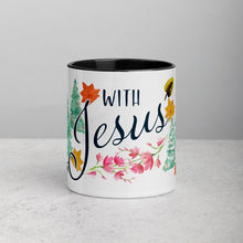 Load image into Gallery viewer, Fall in Love with Jesus- Accent mug, 11oz - FAITHKIND ART