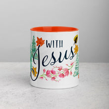 Load image into Gallery viewer, Fall in Love with Jesus- Accent mug, 11oz - FAITHKIND ART