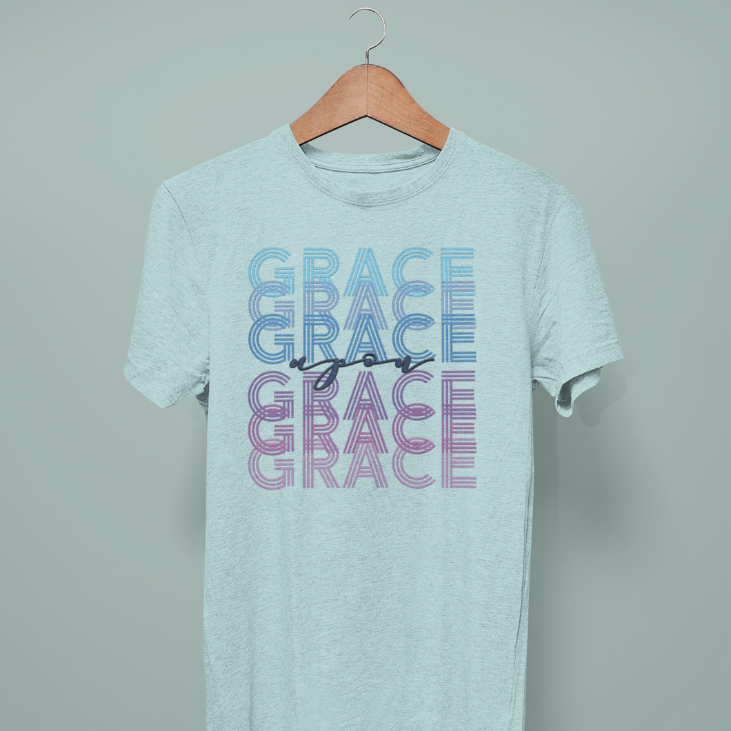 Grace Upon Grace blue- Comfort Fit Tshirt