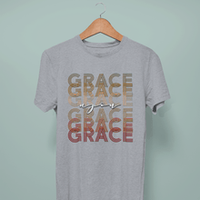 Cargar imagen en el visor de la galería, Grace Upon Grace brown- Comfort Fit Tshirt - FAITHKIND ART
