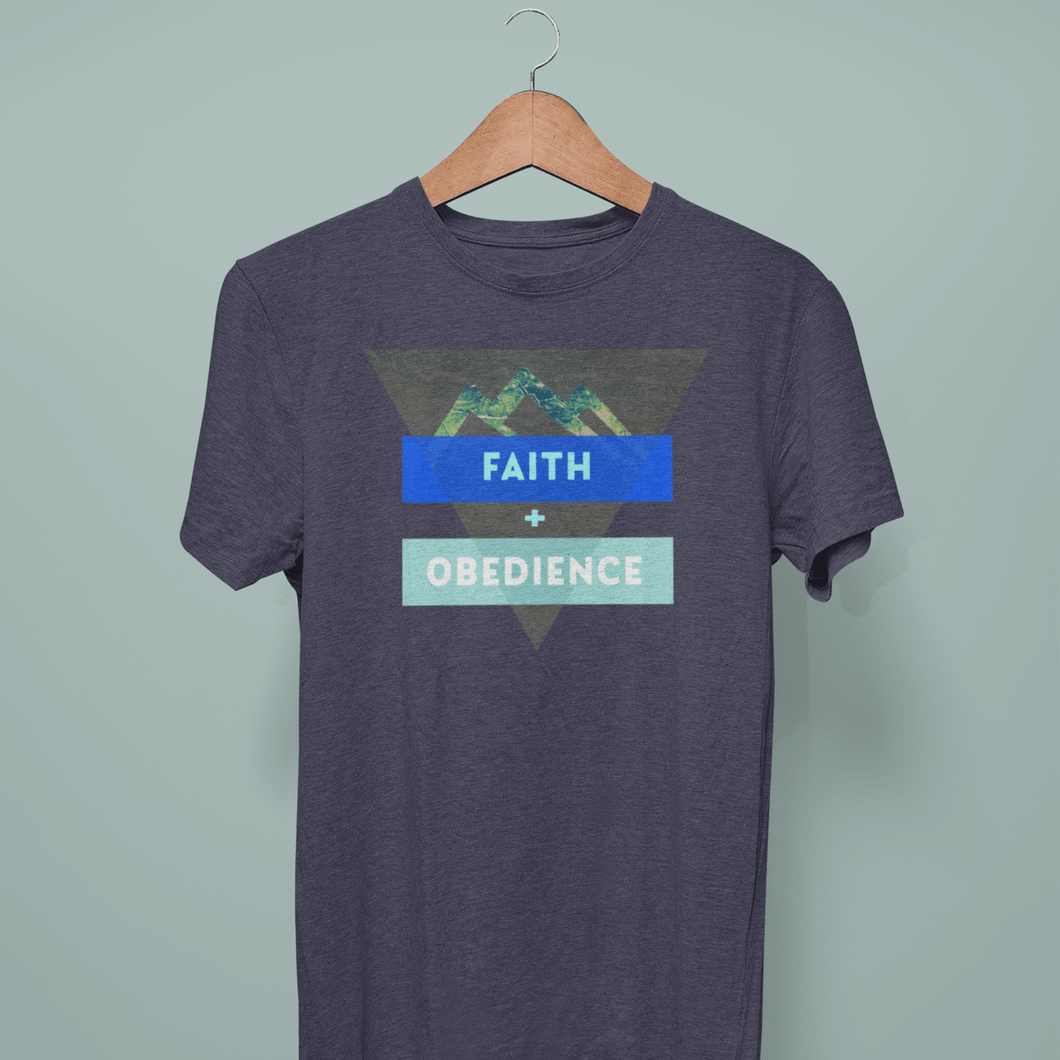 Faith + Obedience- Comfort Fit Tshirt - FAITHKIND ART