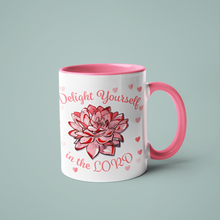 Load image into Gallery viewer, Delight in the Lord- Accent Mug, 11oz
