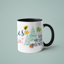 将图片加载到图库查看器，Fall in Love with Jesus- Accent mug, 11oz
