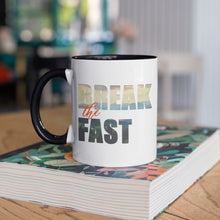 Load image into Gallery viewer, BREAK THE FAST- Accent Mug 11oz
