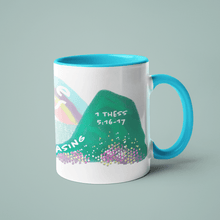 Carregar imagem no visualizador da galeria, Rejoice Always- Accent mug, 11oz - FAITHKIND ART
