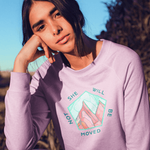 Load image into Gallery viewer, She Will Not Be Moved- Staple Sweatshirt - FAITHKIND ART
