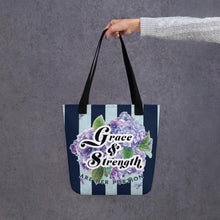 Carregar imagem no visualizador da galeria, Grace and Strength- FTF Tote - FAITHKIND ART
