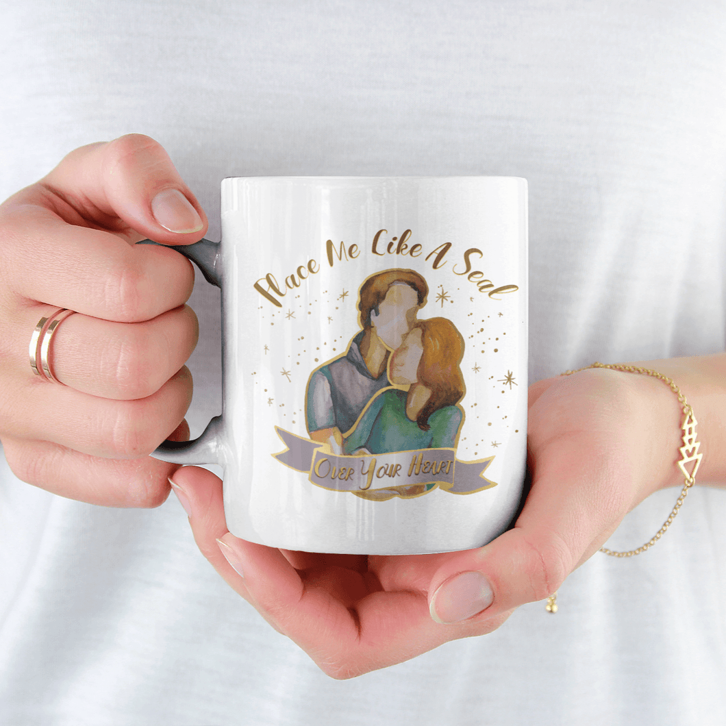 Place Me Like A Seal- Classic mug 11oz, 15oz - FAITHKIND ART