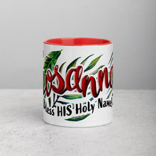 Load image into Gallery viewer, Hosanna!- Accent mug, 11oz - FAITHKIND ART
