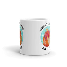 Load image into Gallery viewer, Heart on Fire- classic mug 11oz, 15oz - FAITHKIND ART
