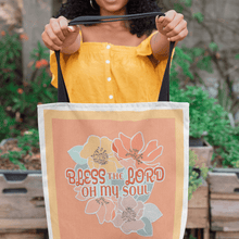 Carregar imagem no visualizador da galeria, Bless the LORD- FTF Tote - FAITHKIND ART
