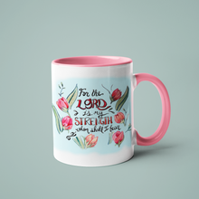 Charger l&#39;image dans la galerie, For The Lord Is- Accent mug, 11oz
