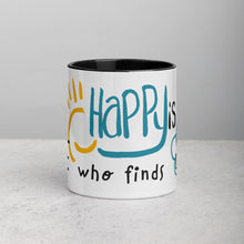 Load image into Gallery viewer, Happy is he- Accent Mug, 11oz
