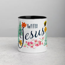 将图片加载到图库查看器，Fall in Love with Jesus- Accent mug, 11oz
