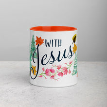 将图片加载到图库查看器，Fall in Love with Jesus- Accent mug, 11oz
