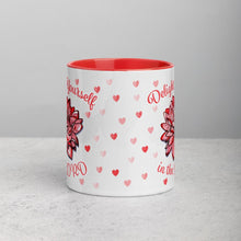 Load image into Gallery viewer, Delight in the Lord- Accent Mug, 11oz - FAITHKIND ART
